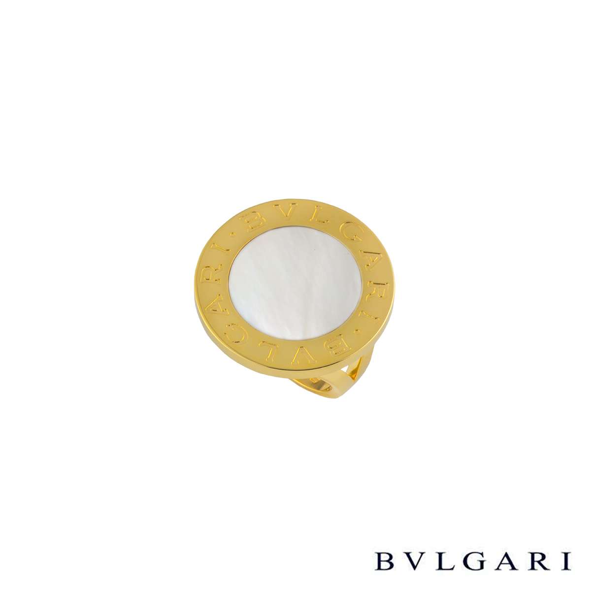 Bvlgari mother outlet of pearl ring